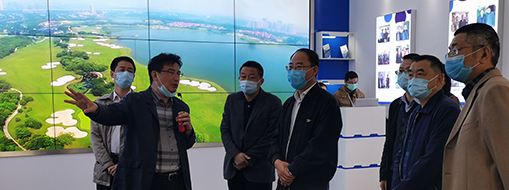 合肥市人大常委会副主任孔向阳一行莅临中水三立调研