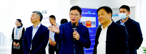 ​合肥市投资促进局副局长郭玉玺一行莅临中水三立调研指导
