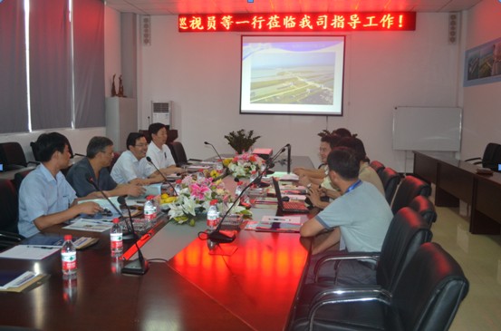 朱海生局长一行与公司管理层座谈